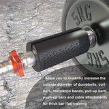 Pair Barbell Dumbbell Booster Grip Portable Fitness