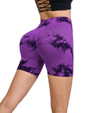 Tie Dyed Seamless Fitness Pants Women's High Waist