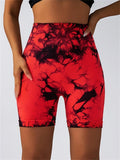 Tie Dyed Seamless Fitness Pants Women's High Waist