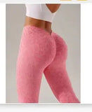 Women Leopard V Waist Leggings Semaless Slim