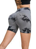 Tie Dyed Seamless Fitness Pants Women's High Waist