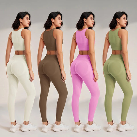 Yoga Clothing Set Women's High Waisted Legging