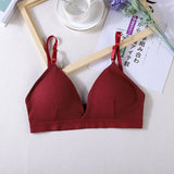 Women Sports Bra Triangle Cup Chest Wrapped Breathable And Sexy