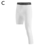 Single Leg Basketball Leggings Quick Drying Men's