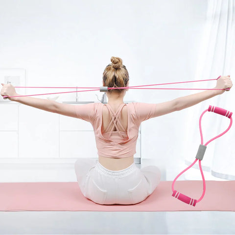 Yoga & Fitness Workout Elastic Bands for Home Gym