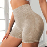 Tight, High Waisted, Sexy Peach Quick Drying