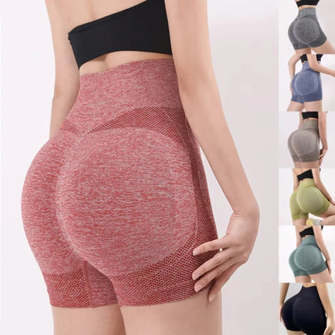 Women's High-Waist Yoga Shorts