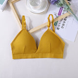 Women Sports Bra Triangle Cup Chest Wrapped Breathable And Sexy