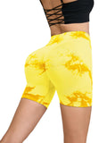 Tie Dyed Seamless Fitness Pants Women's High Waist