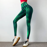 Tie Dye Leggings Women High Elastic Slim