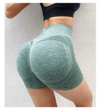 Yoga Shorts with Honey Buttocks Design