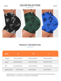 Seamless Tie Dye Sports Tight Three Piece Pants