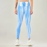 Tie Dye Leggings Women High Elastic Slim