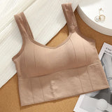 Breathable Sports Bra & Seamless Yoga Top