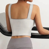 Breathable Sports Bra & Seamless Yoga Top