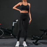 2 Pieces Women's Tracksuit Seamless Yoga