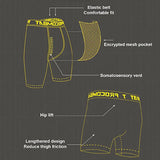 Single Leg Basketball Leggings Quick Drying Men's