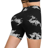 Tie Dyed Seamless Fitness Pants Women's High Waist