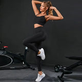 2 Pieces Women's Tracksuit Seamless Yoga