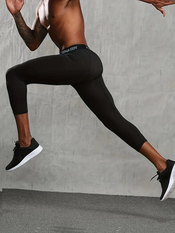 Plush & Thick Sports Tights for Men