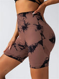Tie Dyed Seamless Fitness Pants Women's High Waist
