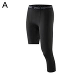 Single Leg Basketball Leggings Quick Drying Men's