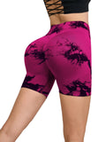 Tie Dyed Seamless Fitness Pants Women's High Waist